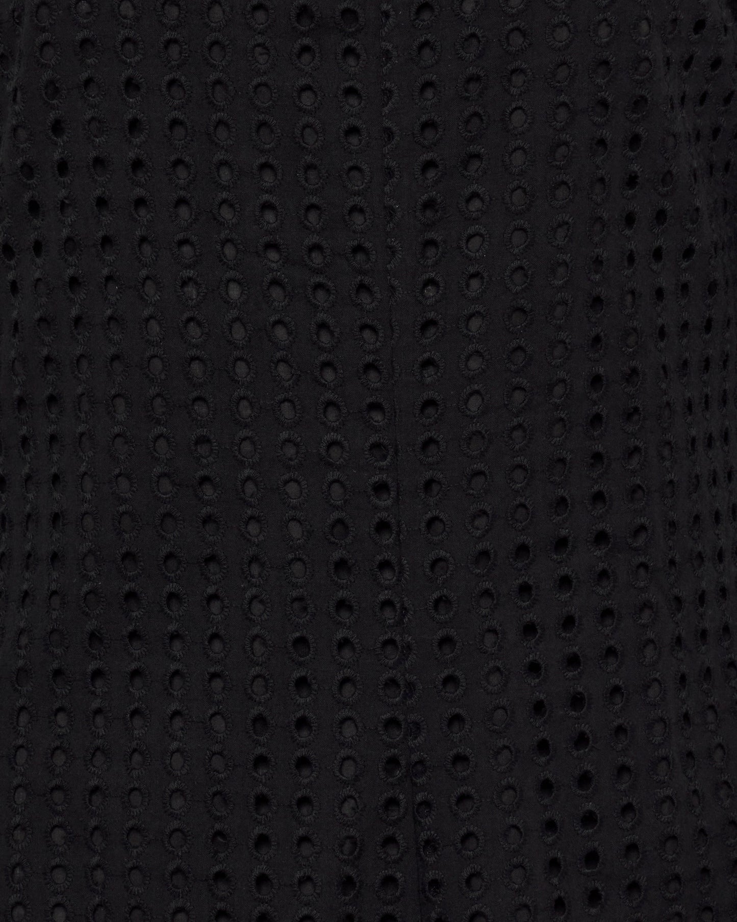Freja™ | Alice midiklänning i broderie anglaise | Svart