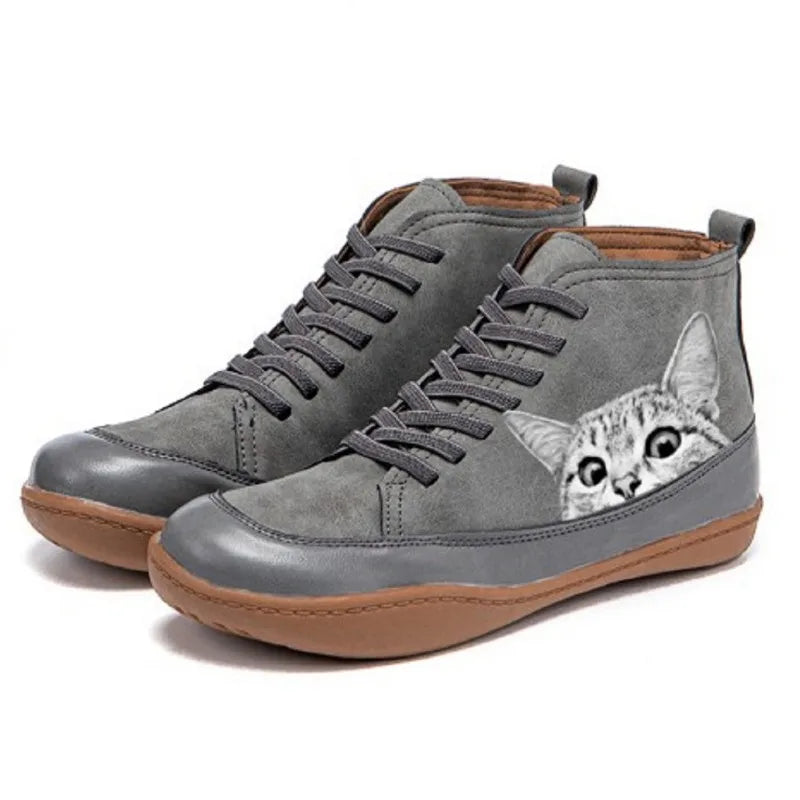 Milo™ – Sneakers med Kattmotiv