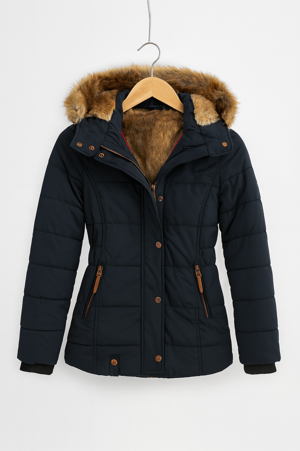 Freja Winter Jacket™ – Varm damparkas med huva