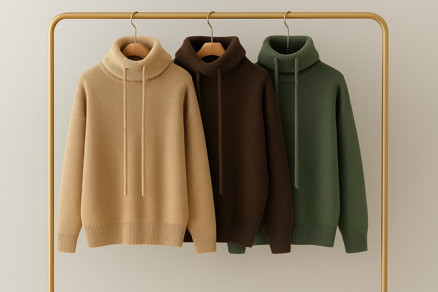 Freja™ stickad hoodie