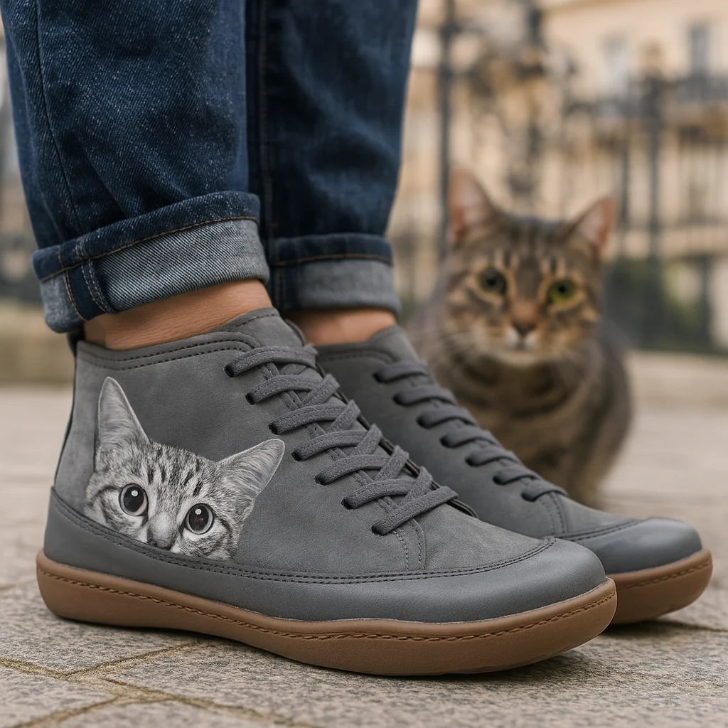 Milo™ – Sneakers med Kattmotiv