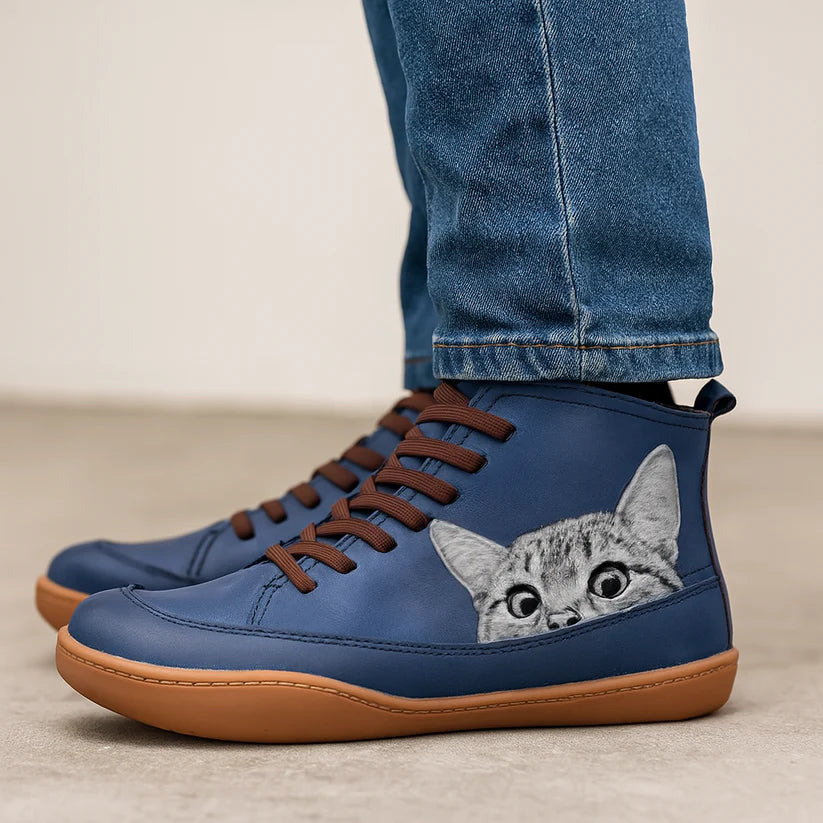 Milo™ – Sneakers med Kattmotiv
