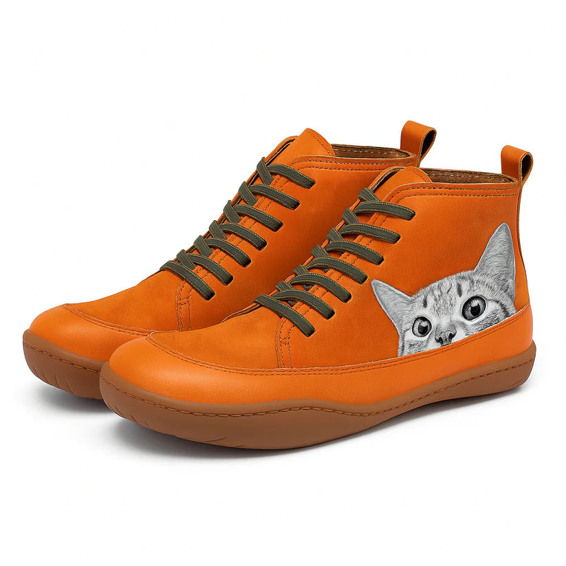 Milo™ – Sneakers med Kattmotiv