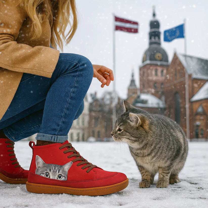 Milo™ – Sneakers med Kattmotiv