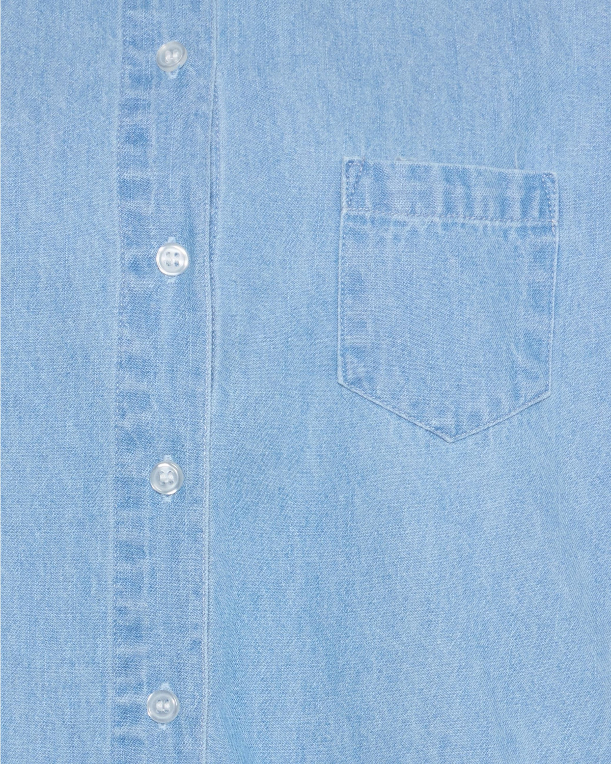Freja™ | Fern denimskjorta | Ljusblå
