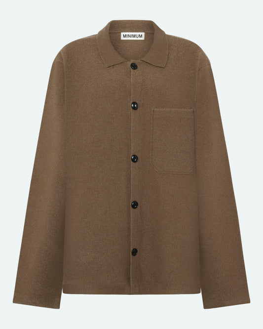 Freja™ | Flynn stickad skjorta | Shitake