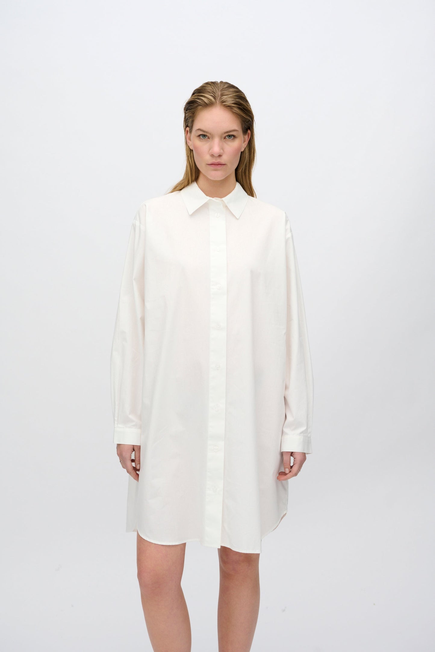Freja™ | Hannah skjortklänning | - Coco Milk