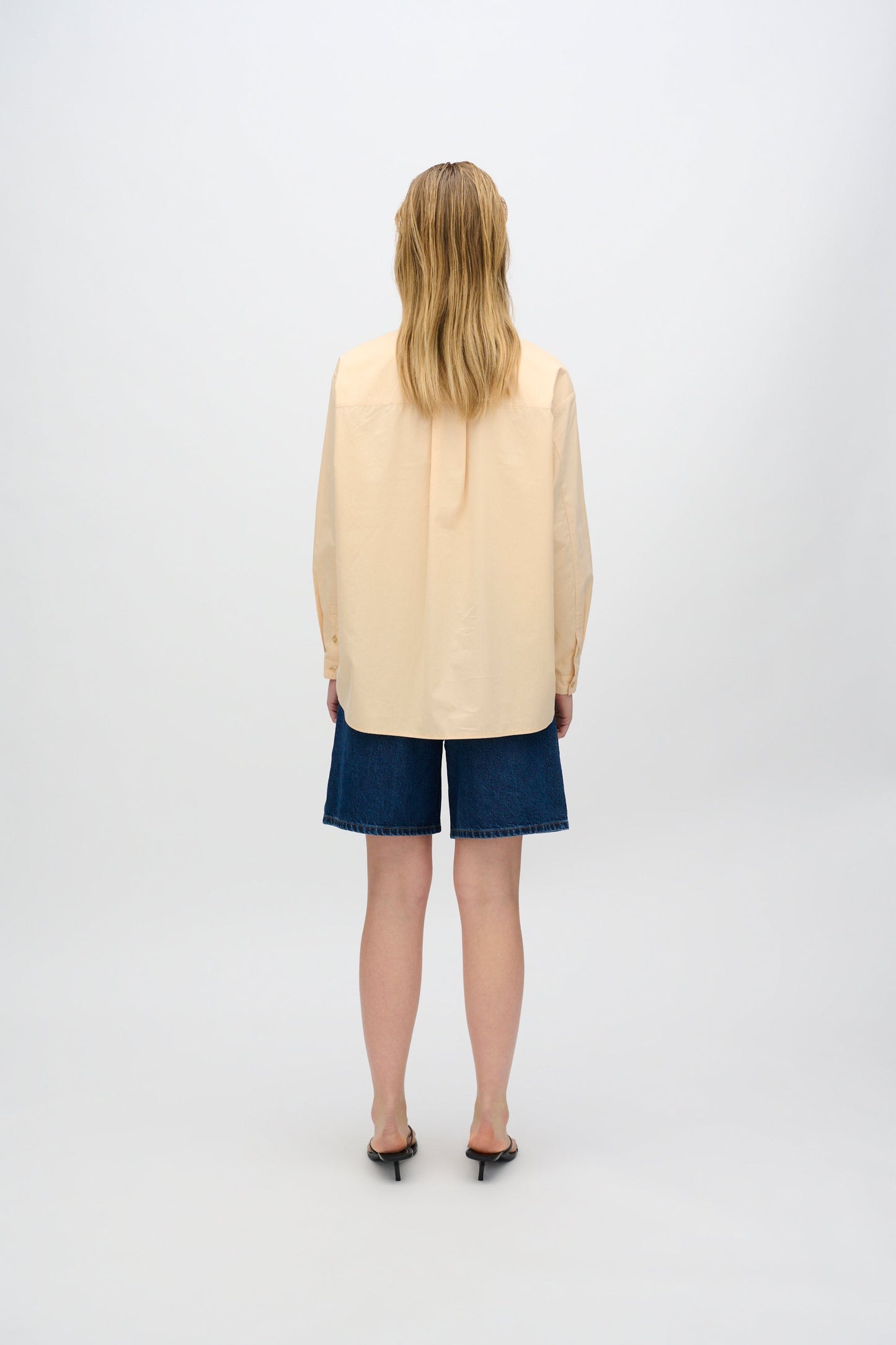 Freja™ | Harper långärmad skjorta | Creme de Peche