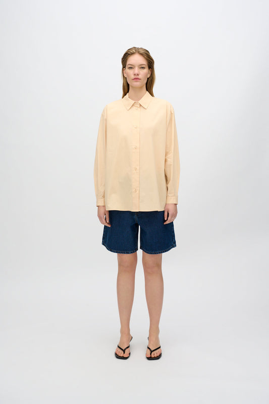 Freja™ | Harper långärmad skjorta | Creme de Peche