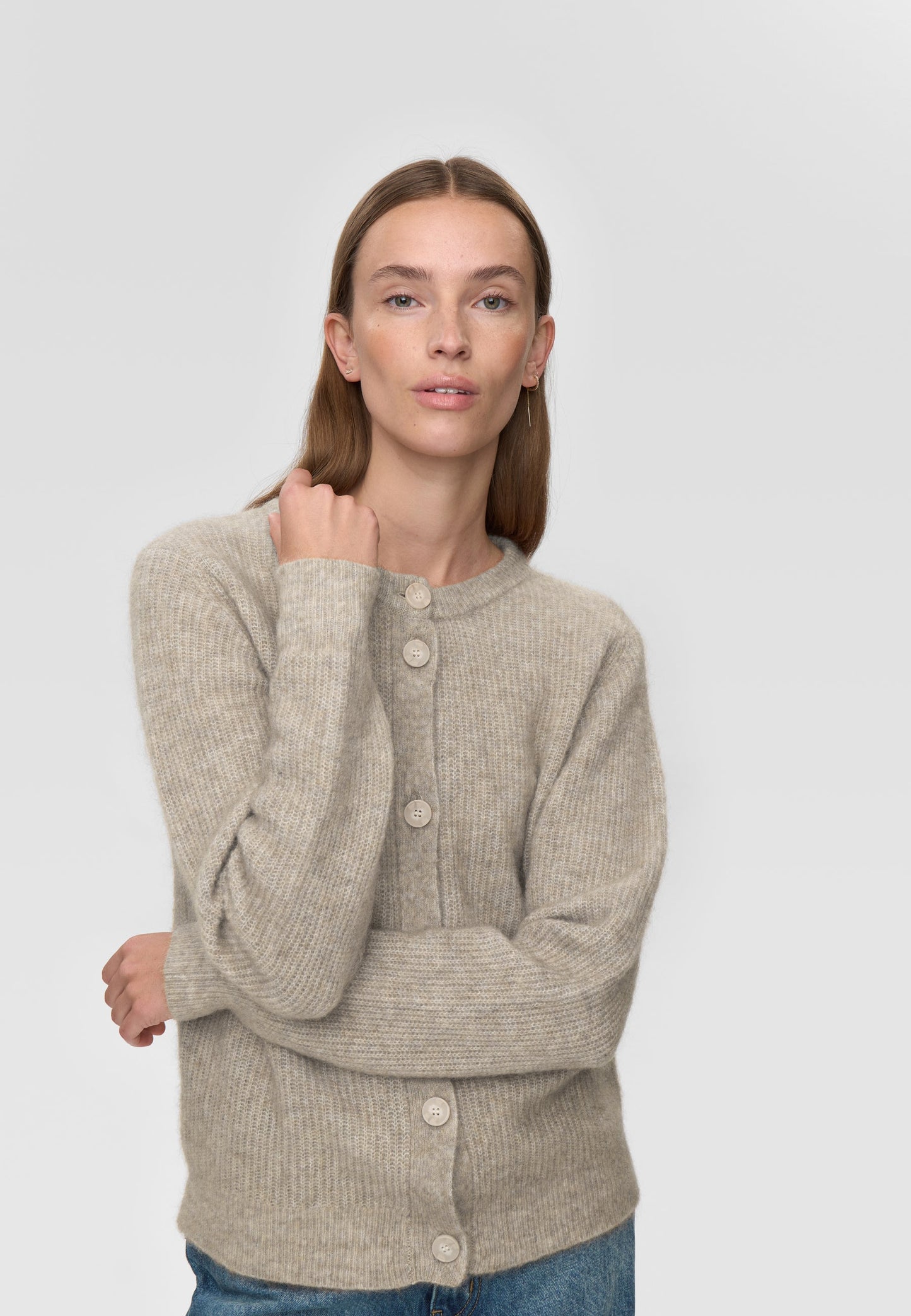 Freja™ | Kora cardigan | Varmt Sand