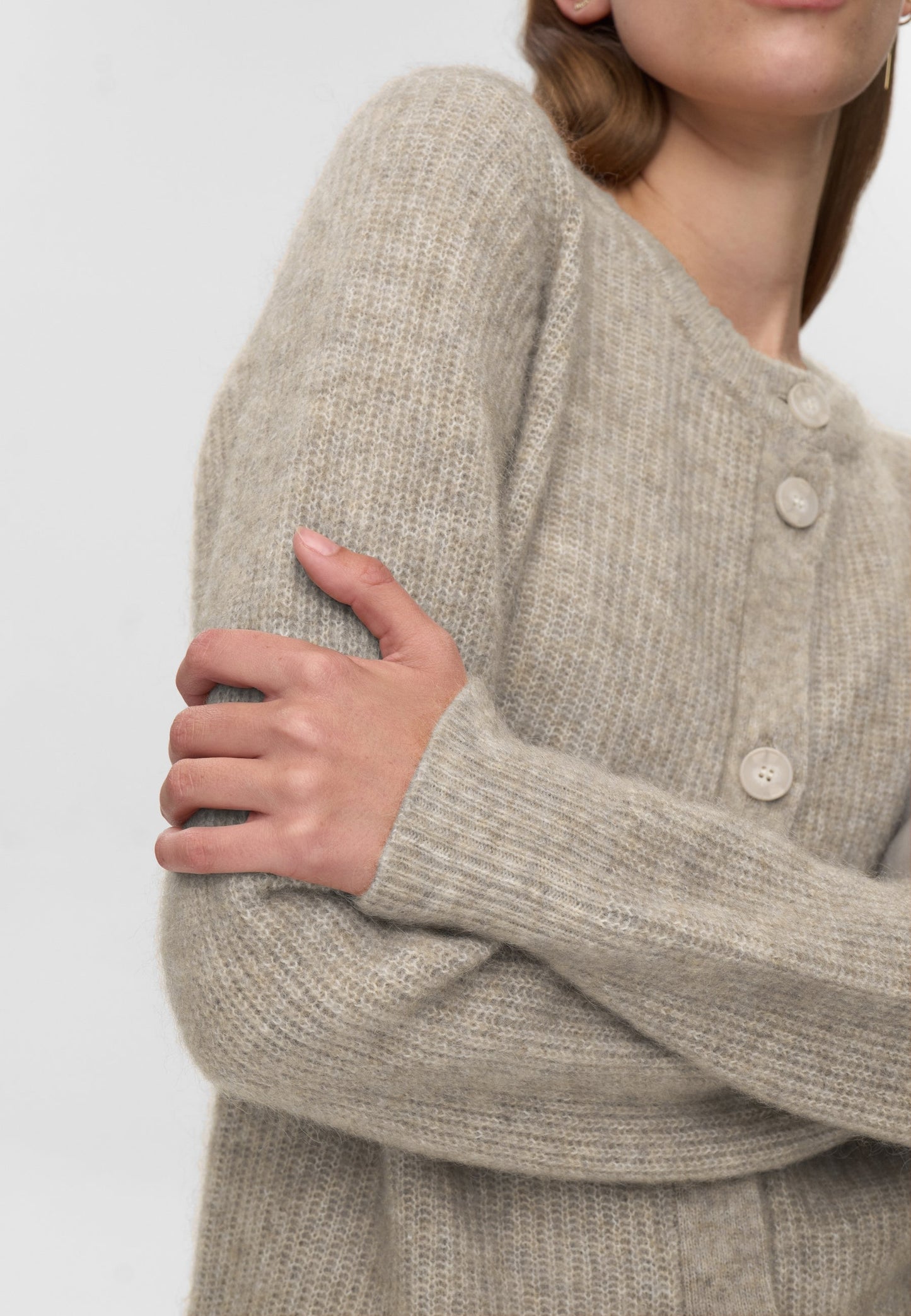 Freja™ | Kora cardigan | Varmt Sand