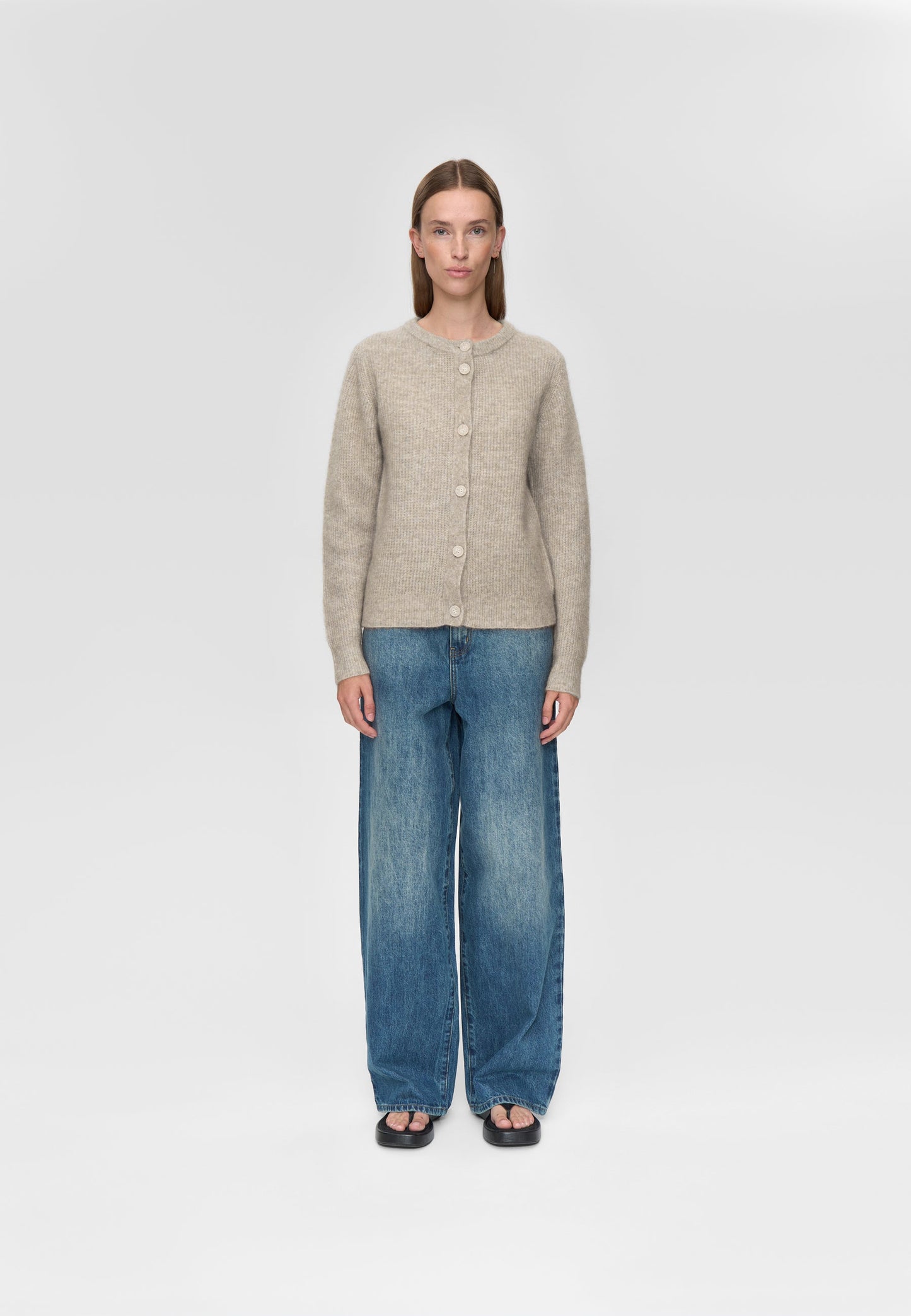 Freja™ | Kora cardigan | Varmt Sand