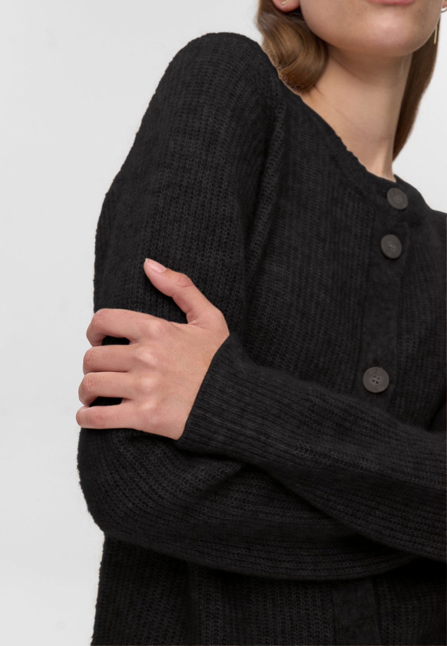 Freja™ | Kora kofta | Svart