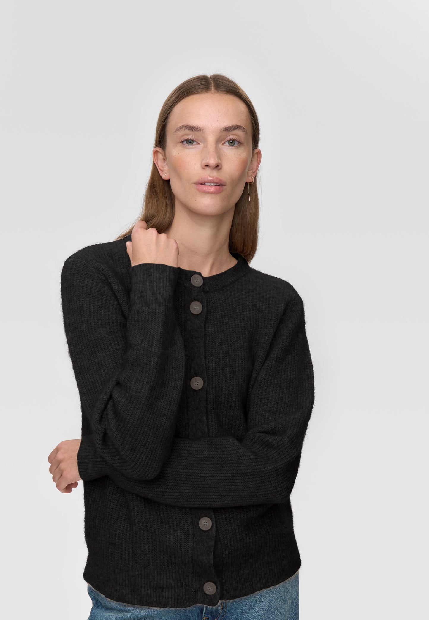 Freja™ | Kora kofta | Svart