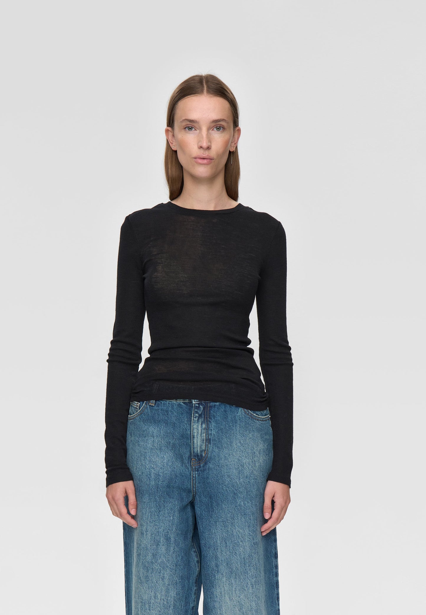 Freja™ | Natashas långärmad T-shirt | Svart