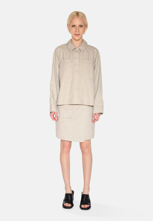Freja™ | Olena overshirt | Brunt ris