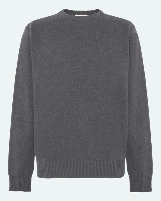Freja™ | Roland jumper | Mörkgrå melange
