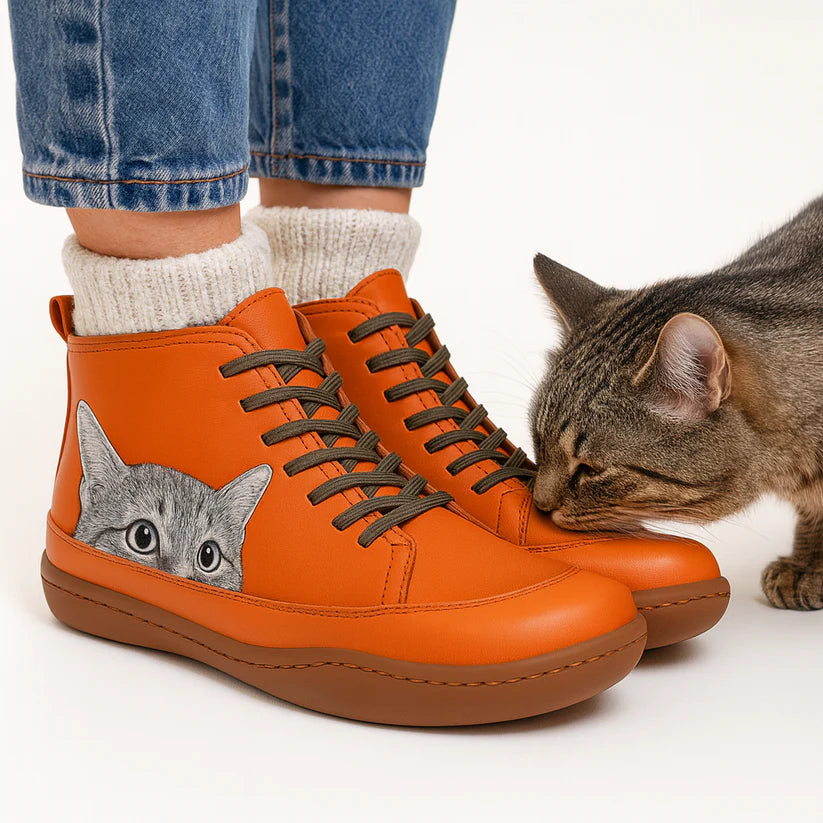 Milo™ – Sneakers med Kattmotiv