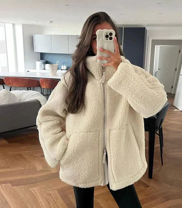 Freja Fleece™ – Skandinavisk teddyjacka