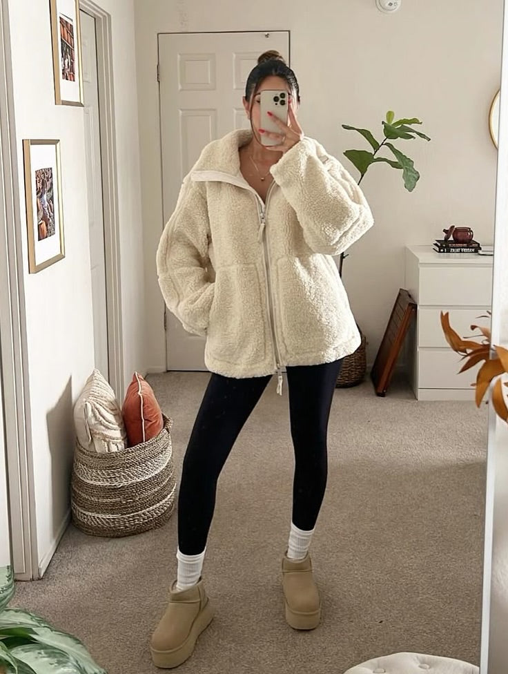 Freja Fleece™ – Skandinavisk teddyjacka