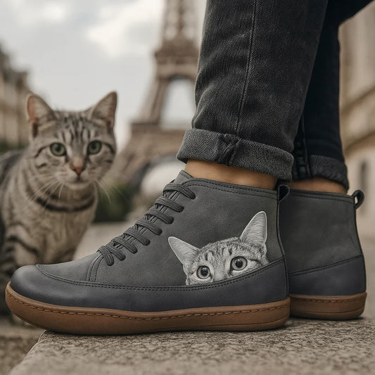 Milo™ – Sneakers med Kattmotiv