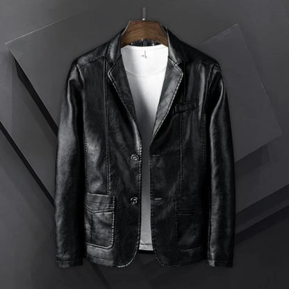 Elias™ – Läderblazer för Män med Tidlös Stil