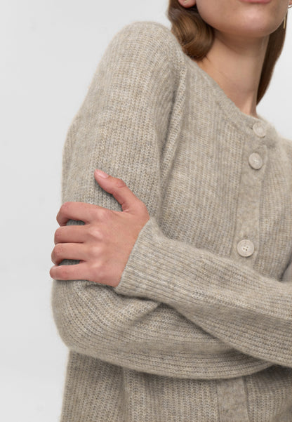 Freja™ | Kora cardigan | Varmt Sand