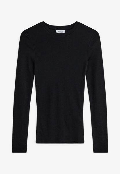Freja™ | Natashas långärmad T-shirt | Svart