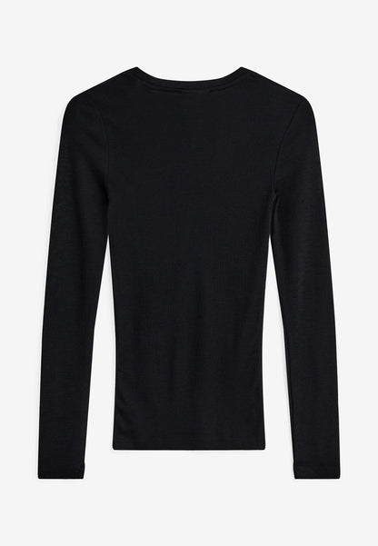 Freja™ | Natashas långärmad T-shirt | Svart