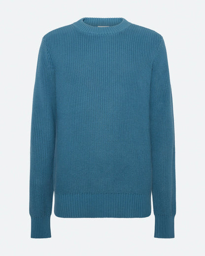 Freja™ | Rob enkel stickad tröja | Blue Ashes