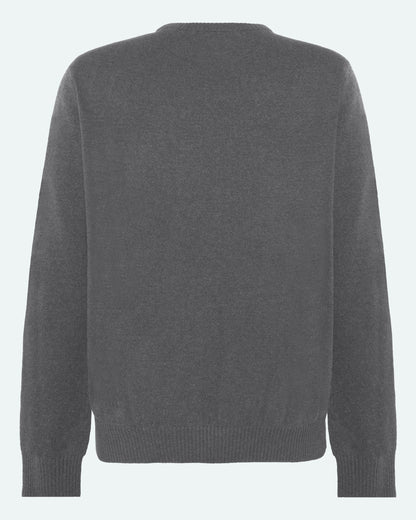 Freja™ | Roland jumper | Mörkgrå melange