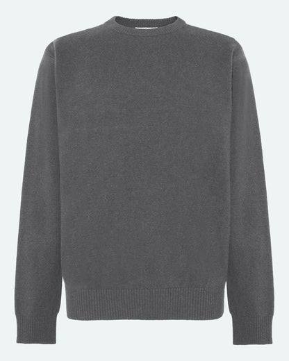 Freja™ | Roland jumper | Mörkgrå melange