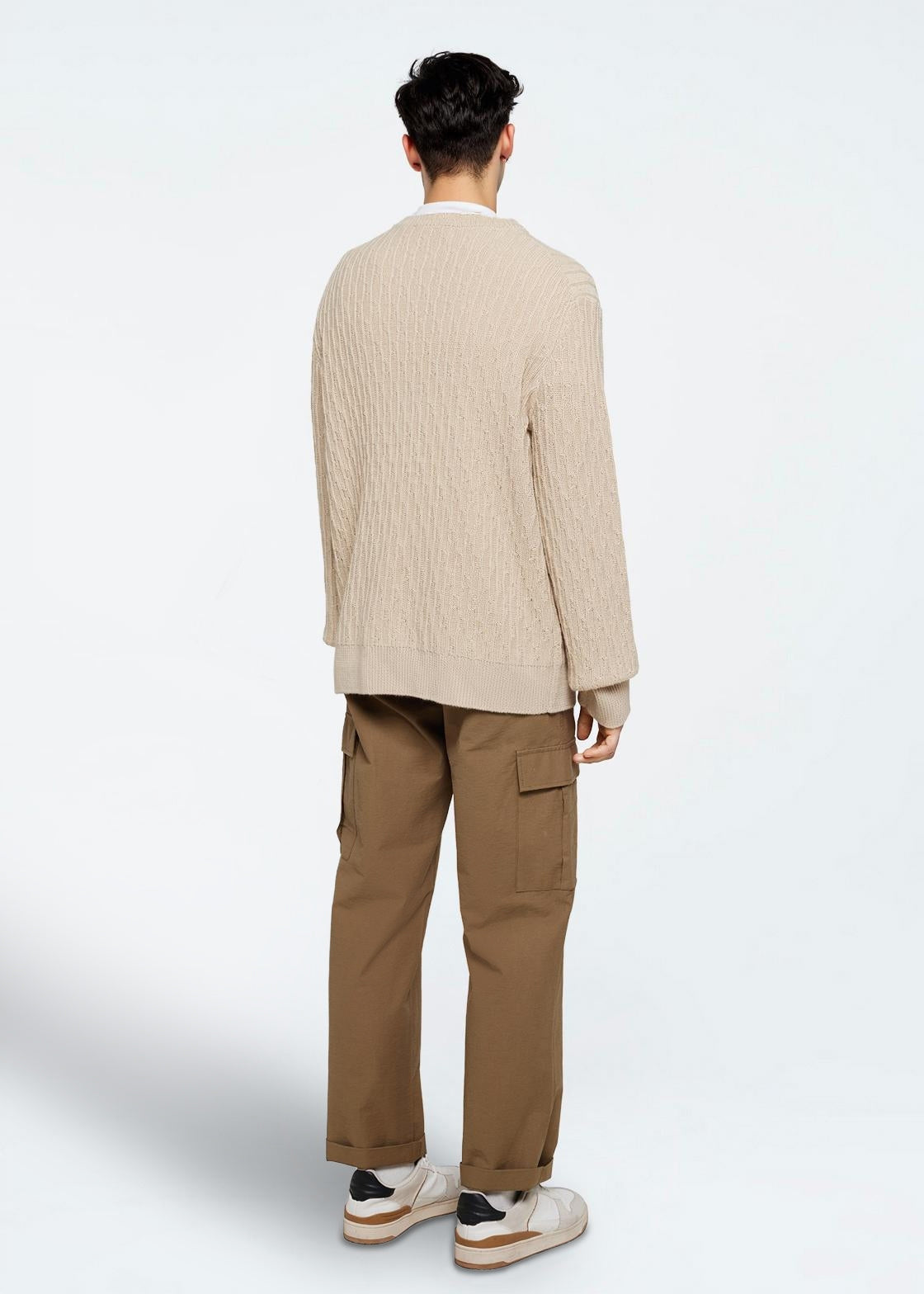 Freja™ | Saigon stickad tröja | Turtle Dove